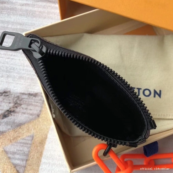 Official oldcobbler VUITTON POUCH LOUIS KEY 0816